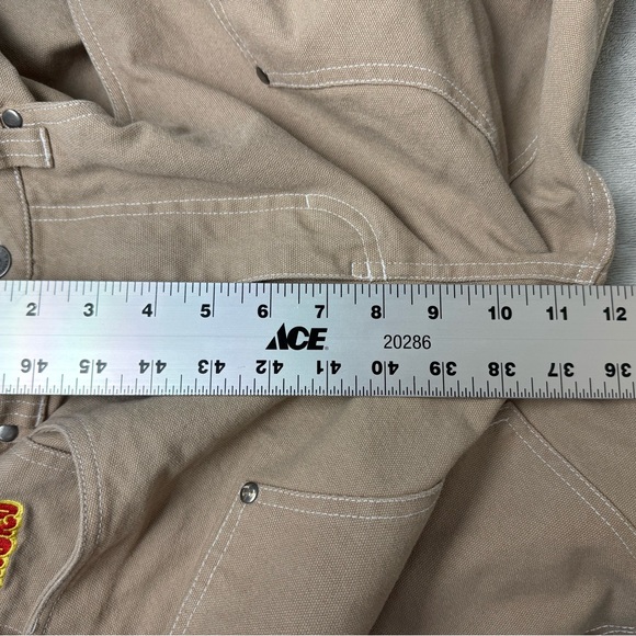 EMPYRE Relax Jeans Men’s Beige 30”x 27” Double Knee Skater Y2K Streetwear - Picture 8 of 11